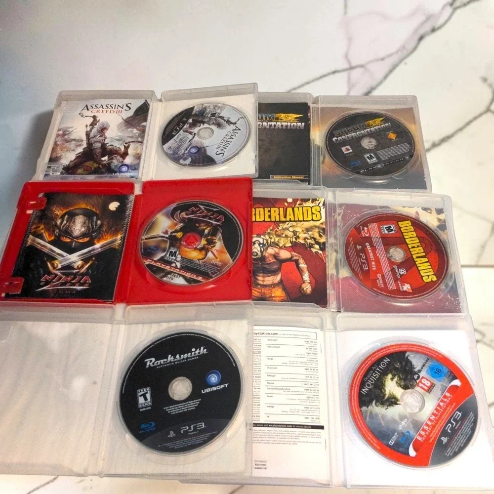 Sony PlayStation PS3 Video Game Lot Bundle 12 Games Ninja Gaiden Sigma Uncharted